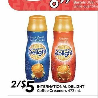 Sobeys International Delight Coffee Creamers offer