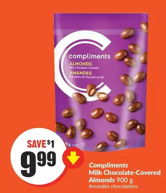 FreshCo Compliments milk chocolate-covered almonds offer