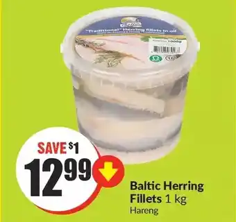 FreshCo Baltic herring fillets offer