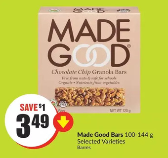 FreshCo Made good bars offer