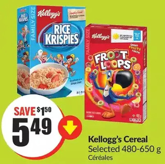 FreshCo Kellogg's cereal offer