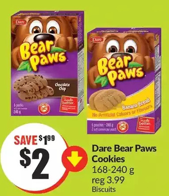 FreshCo Dare bear paws cookies offer
