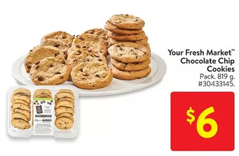 Walmart Your fresh market chocolate chip cookies offer