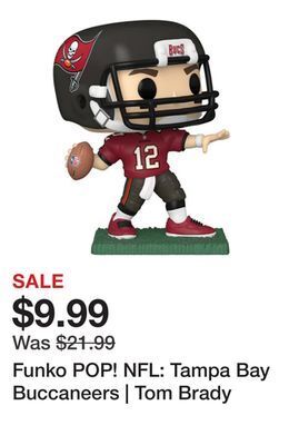 Showcase Funko pop! nfl: tampa bay buccaneers | tom brady offer