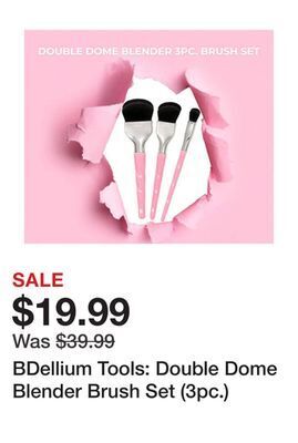 Showcase Bdellium tools: double dome blender brush set (3pc.) offer