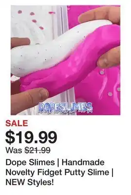 Showcase Dope slimes | handmade novelty fidget putty slime | new styles! offer
