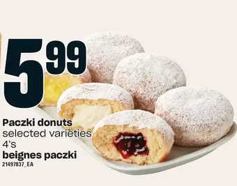 Independent Grocer Paczki donuts offer
