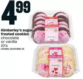 Independent Grocer Kimberley's sugar frosted cookies offer