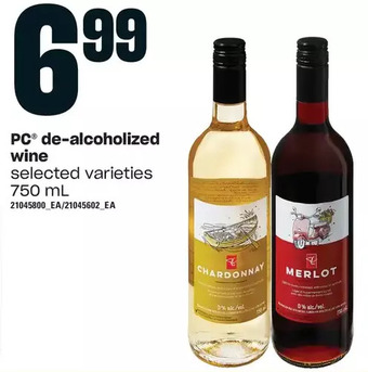 Independent Grocer Pc de-alcoholized wine offer