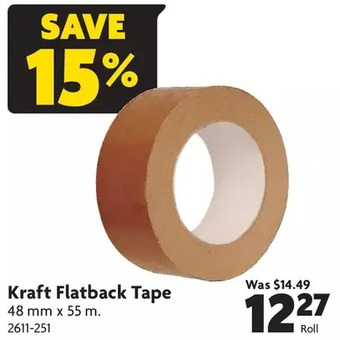 Home Hardware Kraft flatback tape offer