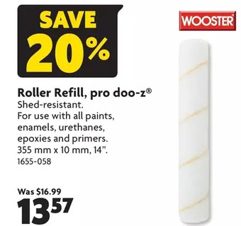 Home Hardware Roller refill, pro doo-z offer