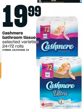 Independent Grocer Cashmere bathroom tissue offer