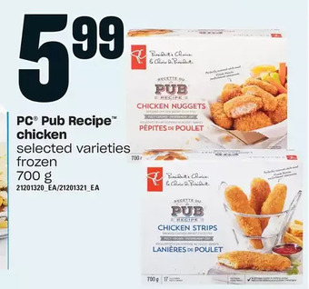 Zehrs Markets Pc pub recipe chicken offer