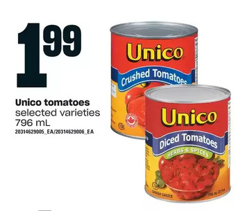 Independent Grocer Unico tomatoes offer