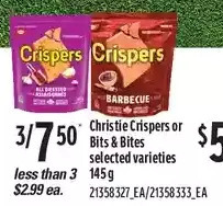 Loblaws Christie crispers or bits & bites offer