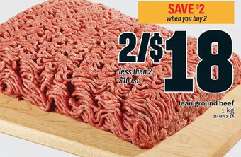 Loblaws Lean ground beef offer