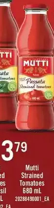 Loblaws Mutti strained tomatoes offer