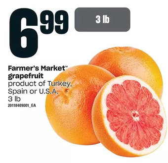 Loblaws Farmer's market grapefruit offer
