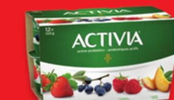 Walmart Activia 12 x 100 g yogurt offer