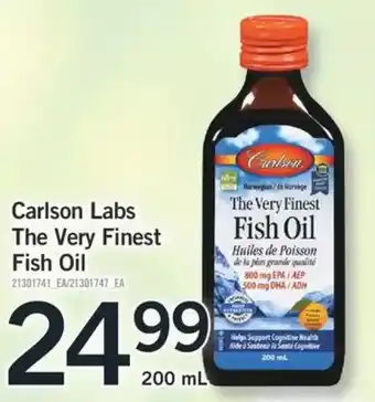 Fortinos Carlson labs the very finest fish oil offer