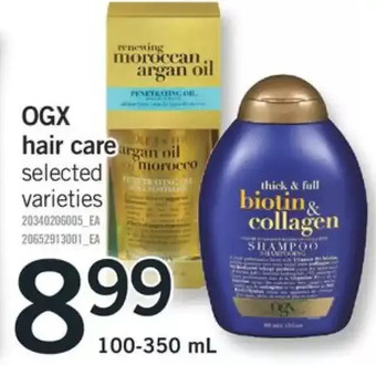 Fortinos Ogx hair care offer