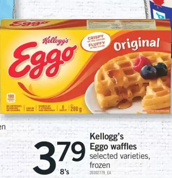 Fortinos Kellogg's eggo waffles offer