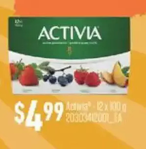 Fortinos Activia offer