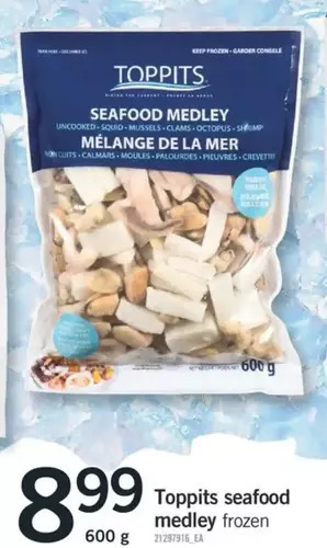 Fortinos Toppits seafood medley offer