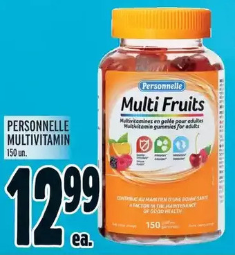 Metro Personnelle multivitamin offer