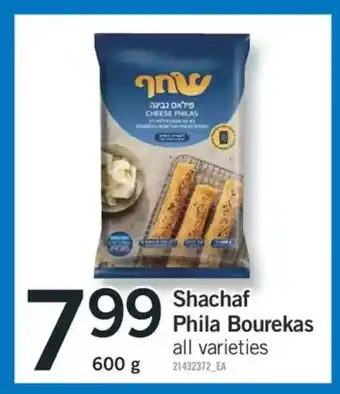 Fortinos Shachaf phila bourekas offer