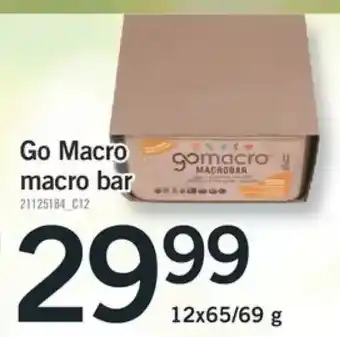Fortinos Go macro macro bar offer
