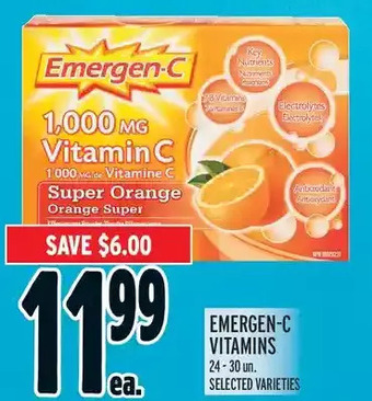 Metro Emergen-c vitamins offer