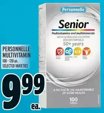 Metro Personnelle multivitamin offer