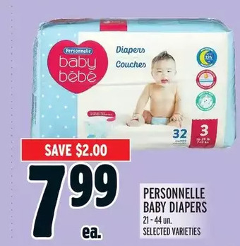 Metro Personnelle baby diapers offer