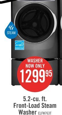 The Brick Electrolux 5.2 cu. ft. front-load washer - elfw7637at offer