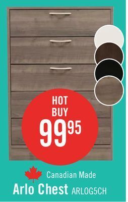 The Brick Arlo chest - grey offer