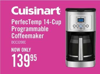 The Brick Cuisinart perfectemp 14-cup programmable coffeemaker - dcc-3200c offer