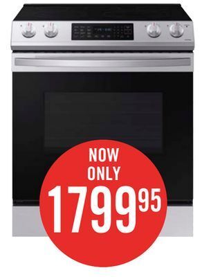 The Brick Samsung 6.3 cu. ft. electric range with convection - ne63t8311ss/ac offer
