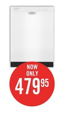 The Brick Amana dishwasher with triple filter wash system - adb1400amw offer