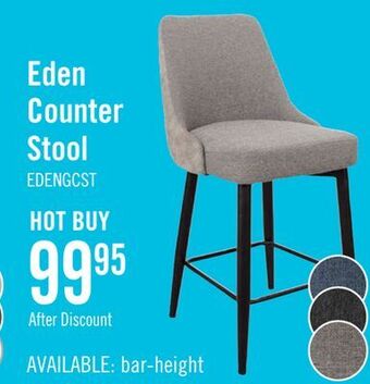 The Brick Eden counter-height stool - grey offer