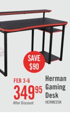 The Brick Herman gaming desk offer