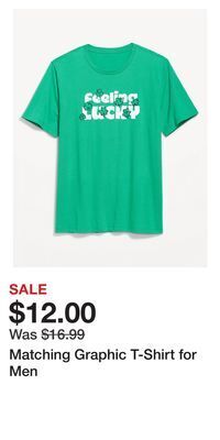Old Navy Matching graphic t-shirt for men offer