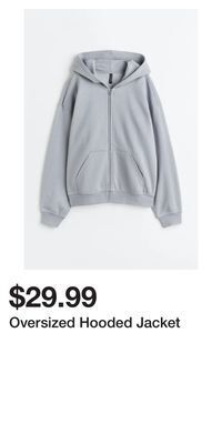 H&M Oversized hooded jacket offer