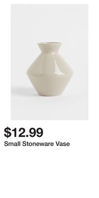 H&M Small stoneware vase offer