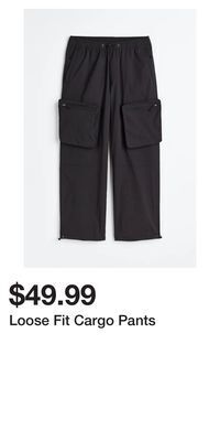 H&M Loose fit cargo pants offer