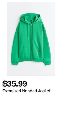 H&M Oversized hooded jacket offer