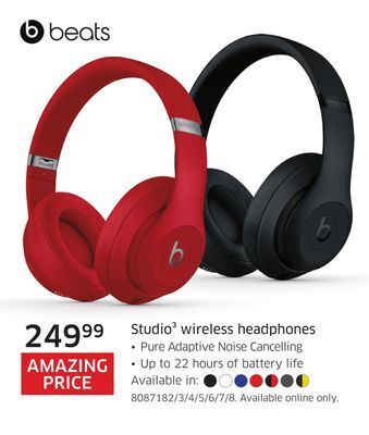 The Source Beats studio³ wireless headphones offer