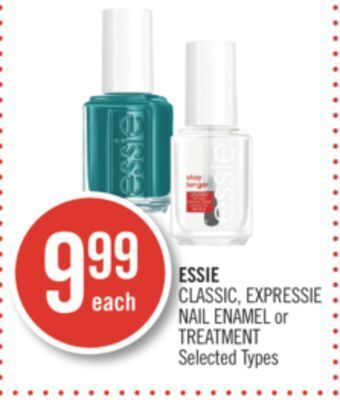 Shoppers Drug Mart Essie classic, expressie nail enamel or treatment offer