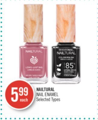 Shoppers Drug Mart Nailtural nail enamel offer
