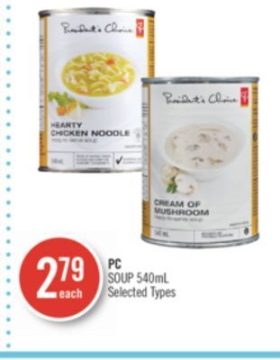 Shoppers Drug Mart Pc soup offer